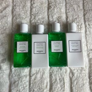 Hermes Un Jardin Sur Le Nil shampoo, conditioner, shower gel and body lotion